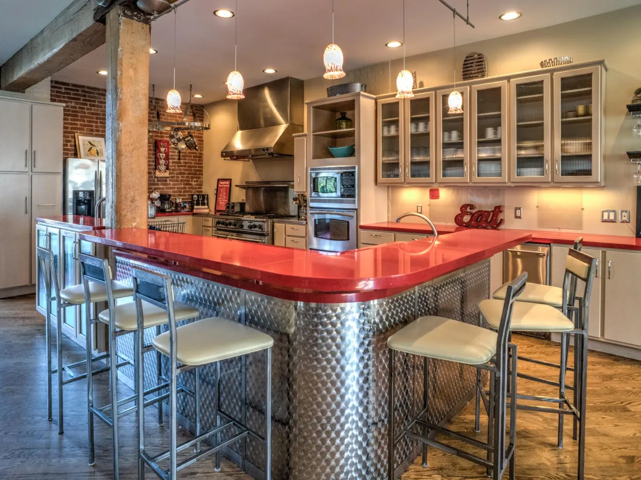 The kitchen at the Barrel House